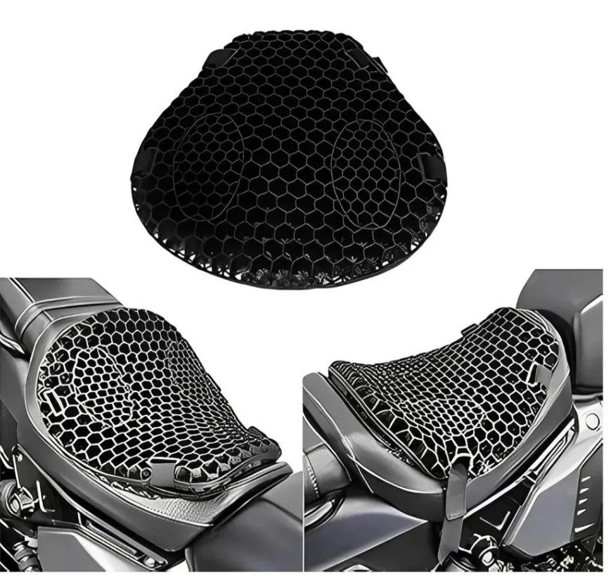 Cojin Negro De Silicona Para Moto