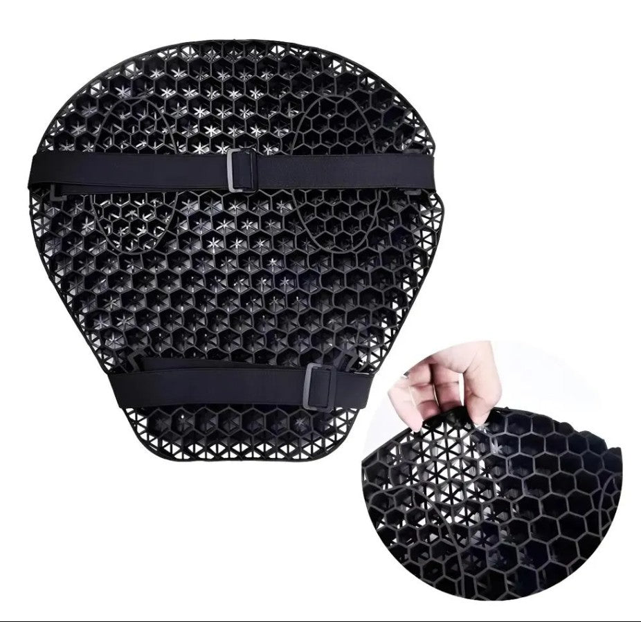 Cojin Negro De Silicona Para Moto